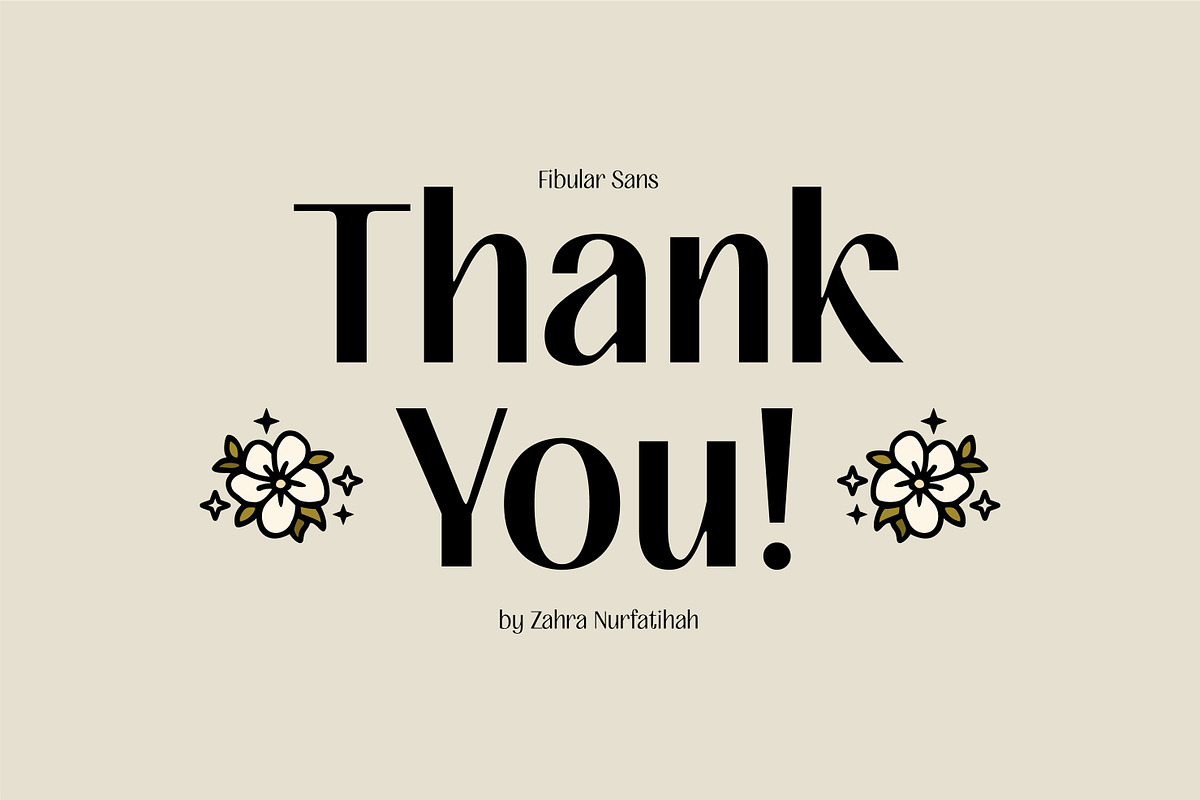 FIBULAR SANS - Variable Display Type, a Sans Serif Font by Artflorara (Photo 23 of 23)