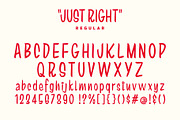 Just Right Casual Script, a Script Font by Price Foundry (Thumbnail 2 of 8)