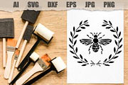 Stencil Honeybee, a Pattern Graphic by MARYCRAFTIRIA (Thumbnail 2 of 2)