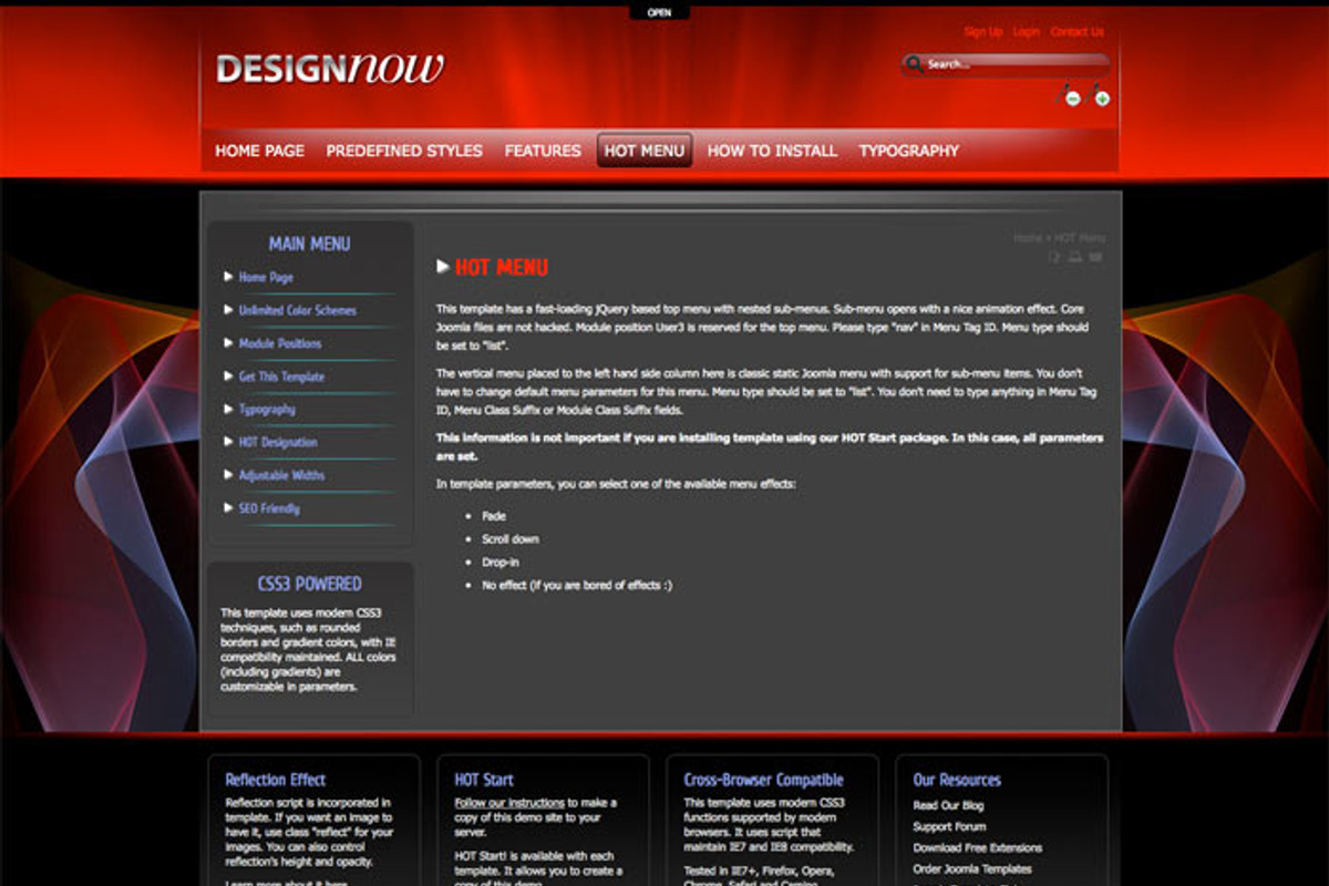 Hot Design Now, a WordPress Template by hot-themes (Photo 4 of 4)