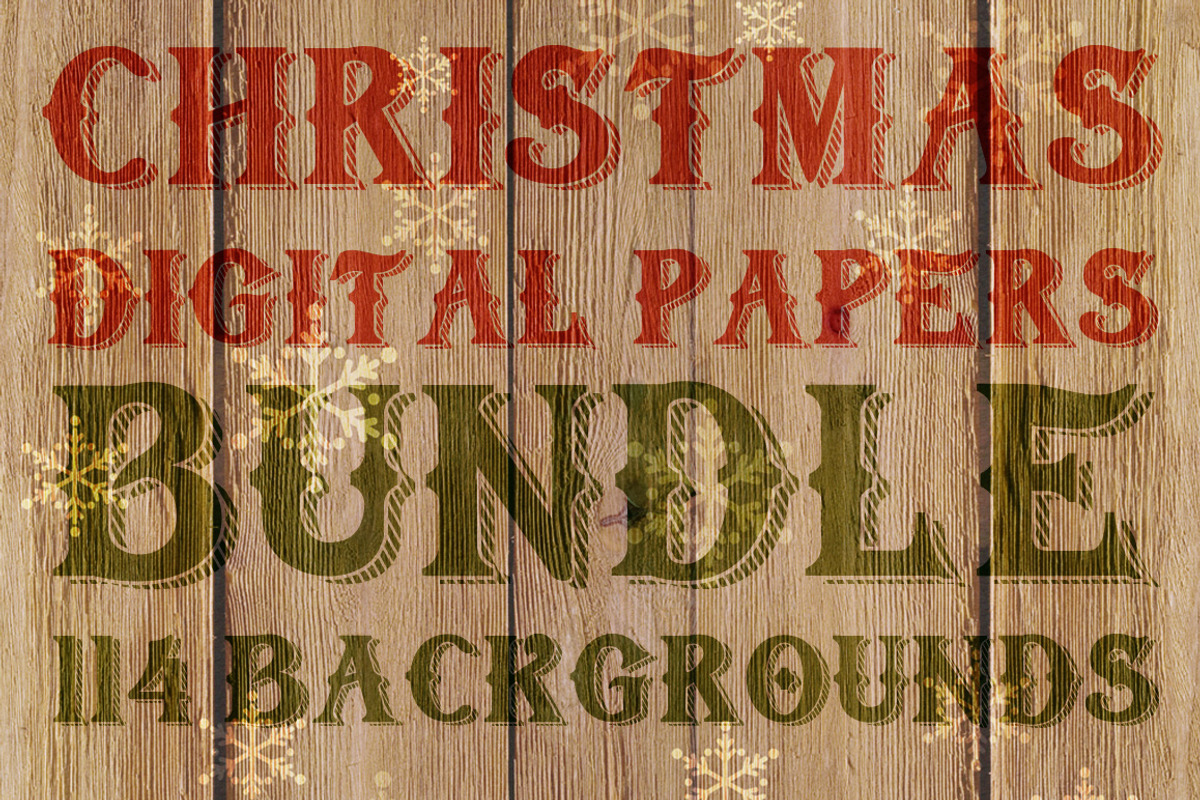 60% OFF-114 Christmas Digital Papers, a Texture Graphic by Chus Moreno Studio (Photo 1 of 6)