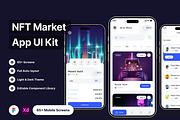 Filllo NFT Market UI Kit, an UI Kit Template by floxui (Thumbnail 1 of 8)