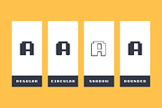 Pixobay - High-Impact Pixel Typeface, a Sans Serif Font by alpercakici (Thumbnail 4 of 14)