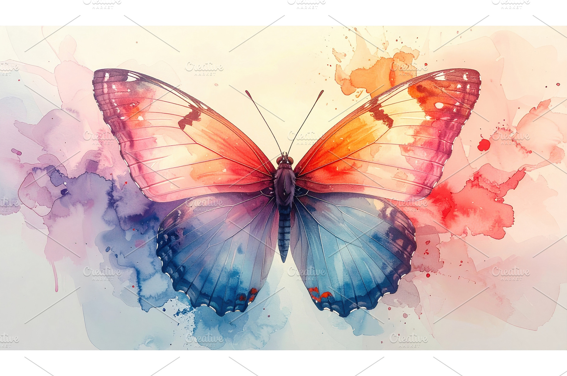 Colorful butterfly with vibrant, an Animal Photo by Igor Tichonow