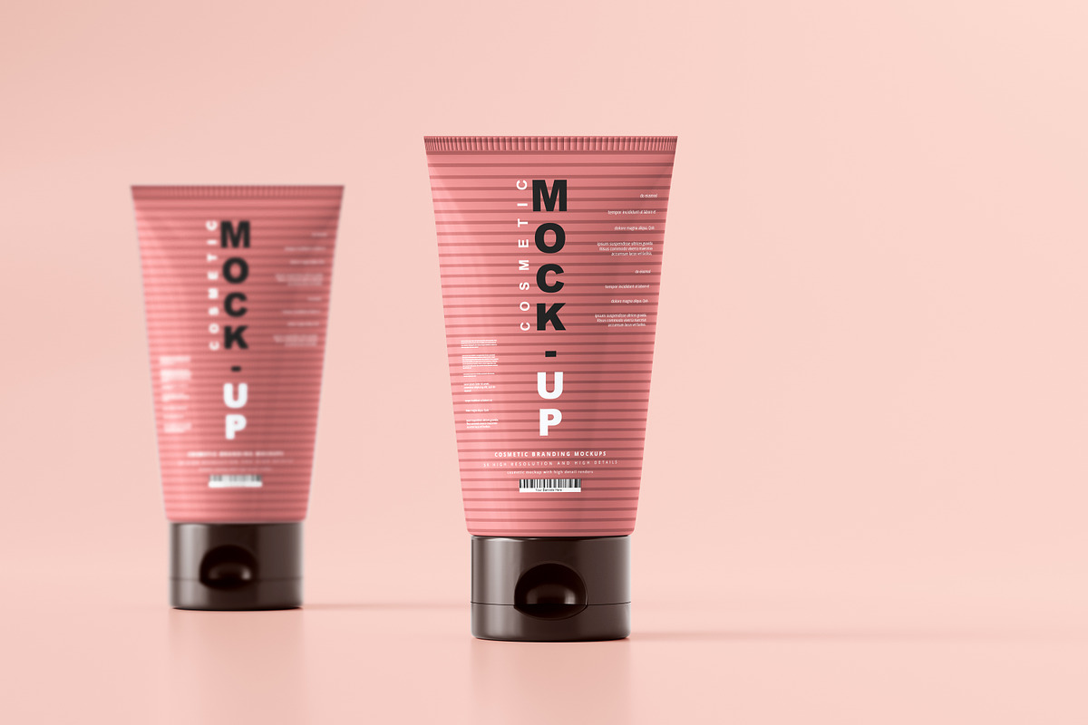 250+ Cosmetic Branding Mockup Bundle, a Cups & Container Mockup by pmvch (Photo 107 of 273)