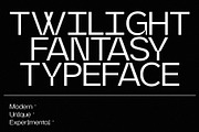 Twilight Fantasy - Unique Sans Serif, a Sans Serif Font by spectertype (Thumbnail 11 of 11)