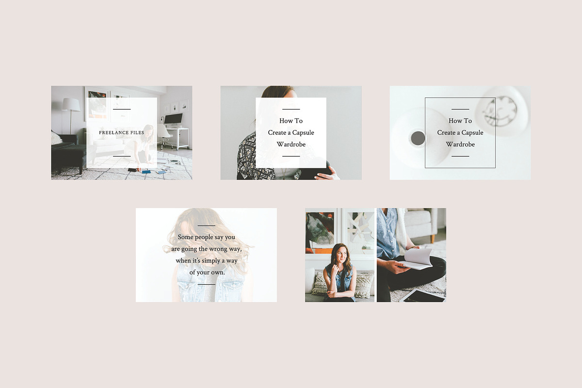 Sophia Brand Graphics, a Social Media Template by studiolmh (Photo 4 of 5)