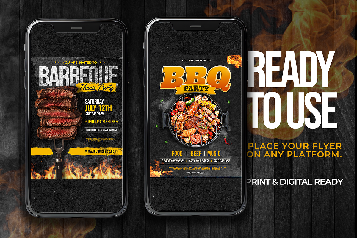 Grill - Flyer Templates, a Flyer Template by Inviline.co (Photo 5 of 7)