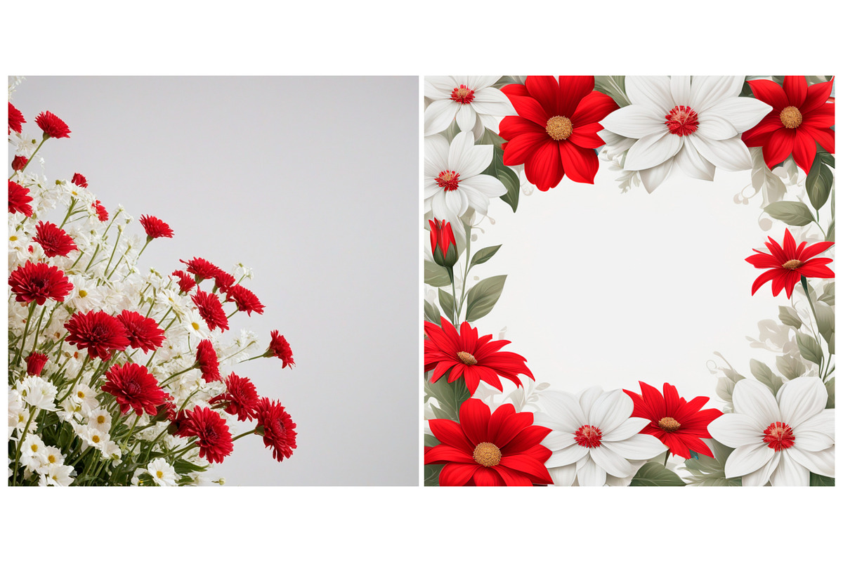 Floral frame Nature flower, a Background Graphic by IrySha (Photo 3 of 7)