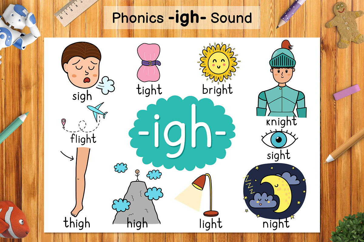 Phonics Objects Collection, an Education Illustration by Gulnara Sabirova (Photo 12 of 26)