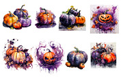 Halloween, big holiday set., an Object Illustration by AkvarelRiver (Thumbnail 7 of 10)