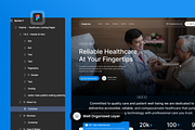 Healvia - Healthcare Landing Pages, a Websites & App Template by SLAB! Design (Thumbnail 2 of 4)