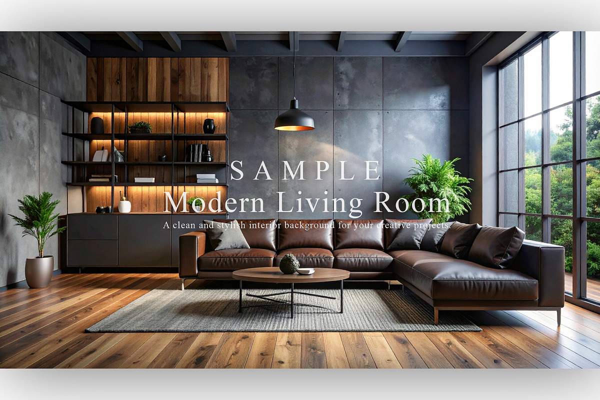 15 Modern Living Room, a Background Graphic by NOMO DESIGN (Photo 14 of 16)