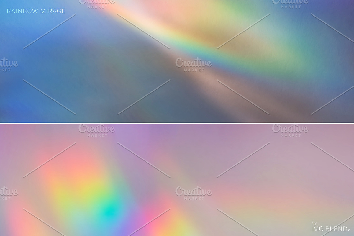 Rainbow Mirage Holo Backgrounds Set, a Background Photo by Imageblend (Photo 7 of 8)