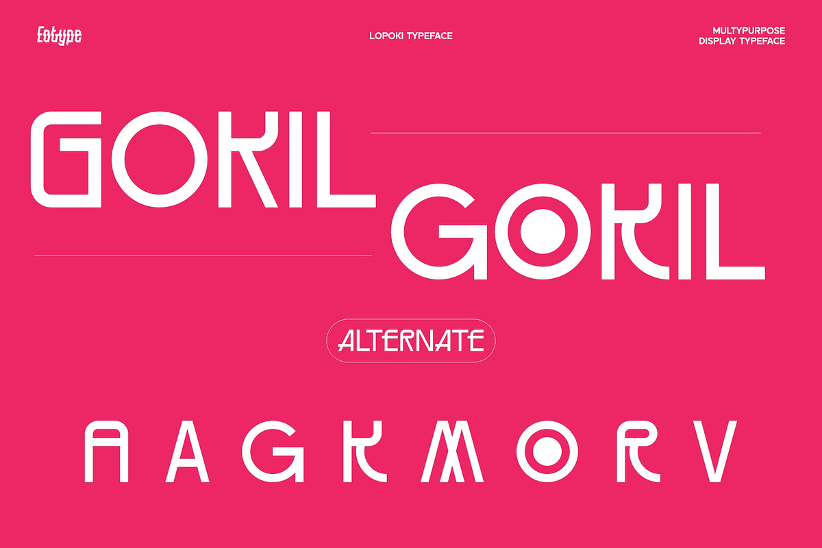 Lopoki, a Sans Serif Font by Eotype Studio (Photo 12 of 12)