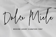 Dolce Miele - Casual Signature, a Font by tebaltipislab (Thumbnail 1 of 10)