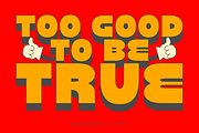 Oui Club Seventies Retro Font, a Font by Oui Studio (Thumbnail 2 of 10)