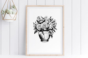 Rose Svg - Roses Flowers Clipart, an Illustration by YouniqueArtwork (Thumbnail 4 of 5)