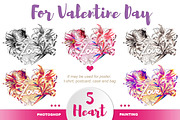 Hearts for Valentine's Day, a Decorative Illustration by Allween (Thumbnail 2 of 5)