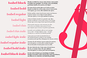 Isabel, a Serif Font by Letritas (Thumbnail 5 of 11)