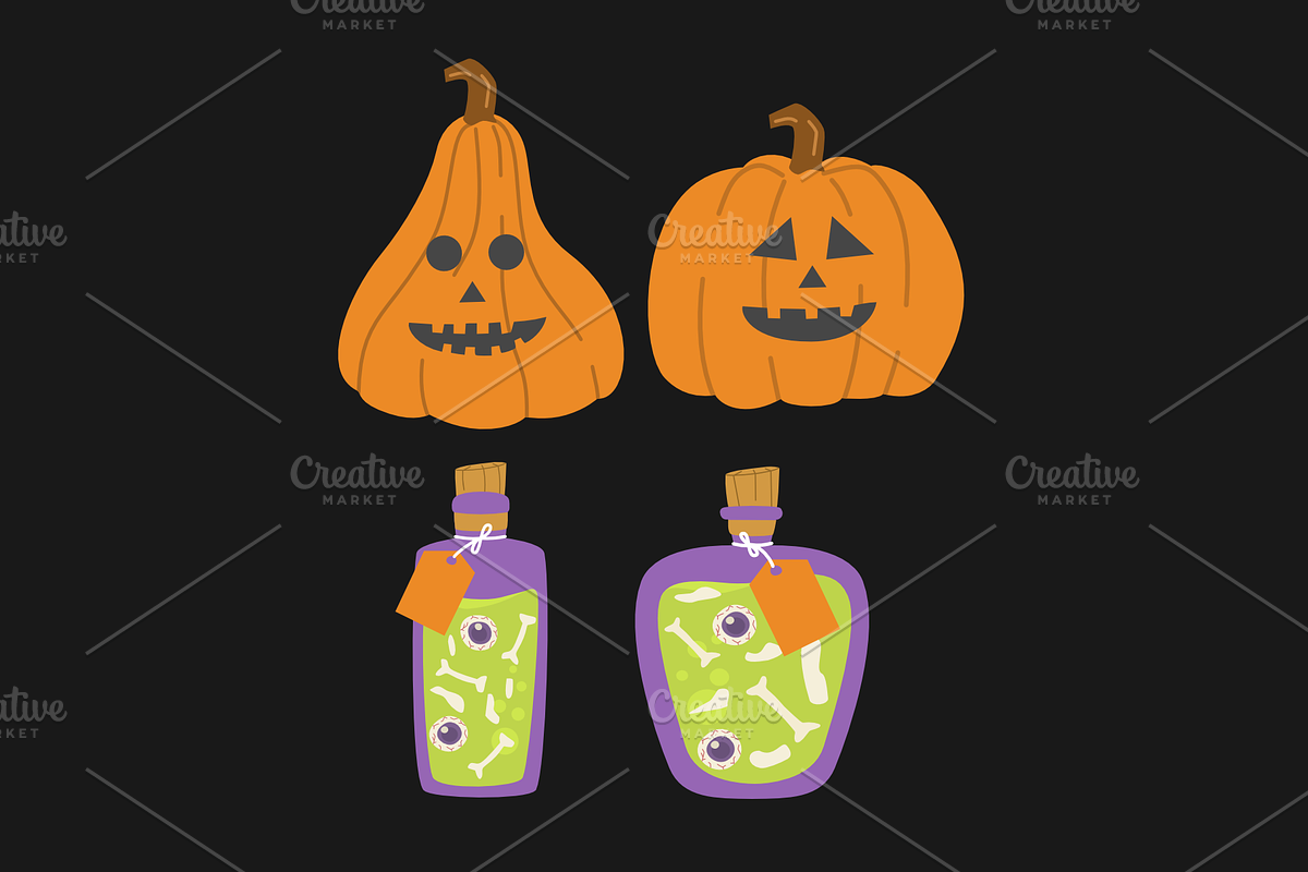 Halloween Party Vector Illustration, a Seasonal Illustration by Spesifikstd (Photo 2 of 7)