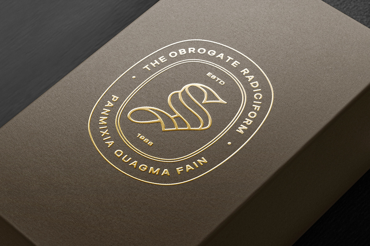 Spot UV Printing Logo Mockup, a Product Mockup by DesignNeutrons (Photo 1 of 6)