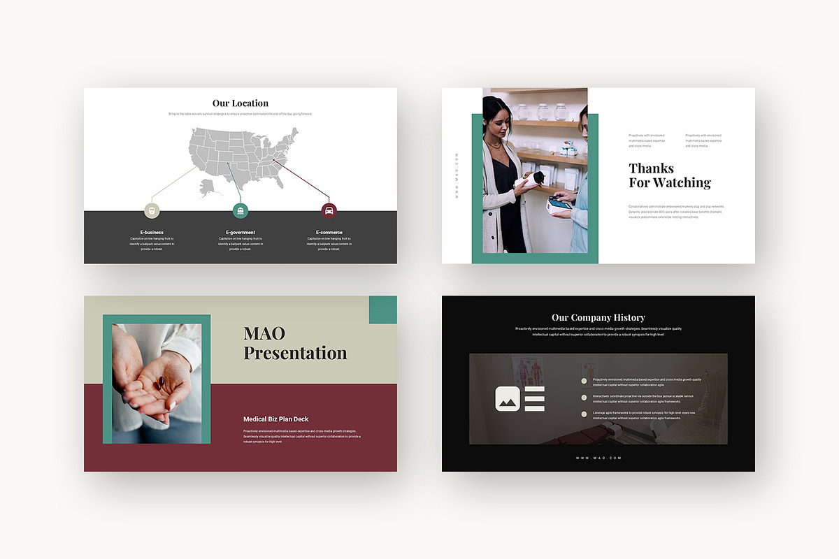 Mao : Medical Biz Plan Google Slides, a Presentation Template by Punkl Camp (Photo 9 of 16)