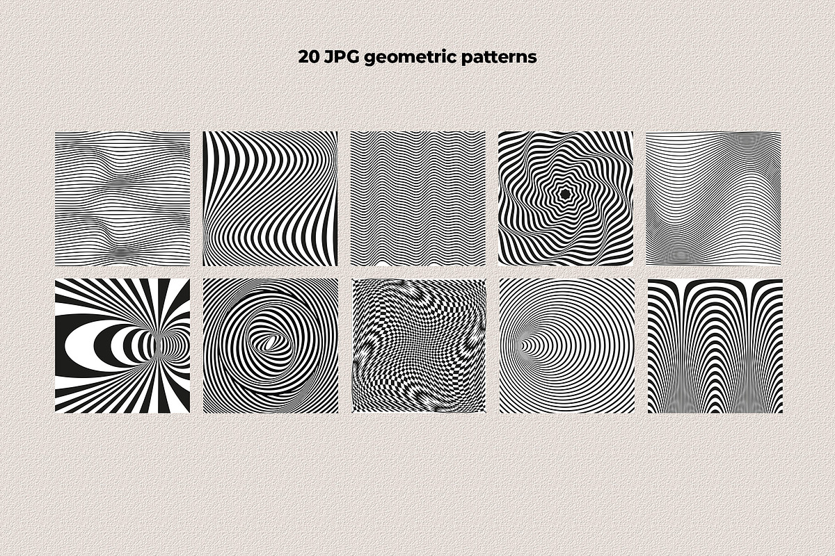 Trippy Waves Patterns, a Pattern Graphic by Marie T (Photo 13 of 25)