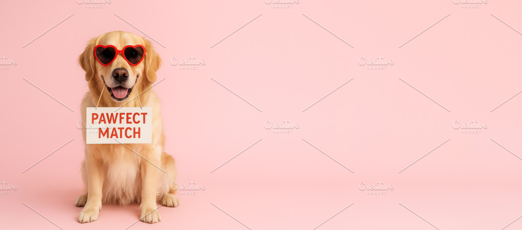 Pawlentine Day celebration with dog, a Photo by Dvoevnore photos