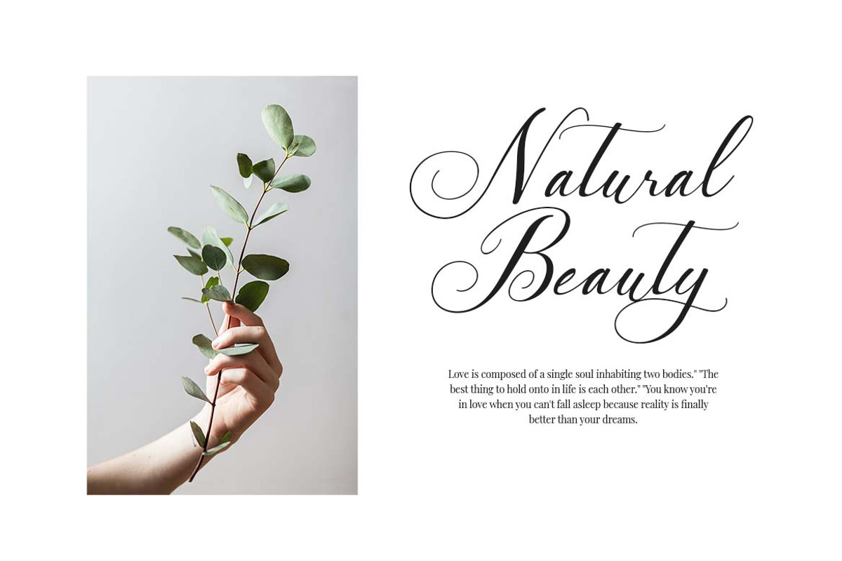 Symphony Romance Calligraphy Font, a Handwritten Font by UICreative (Photo 9 of 13)