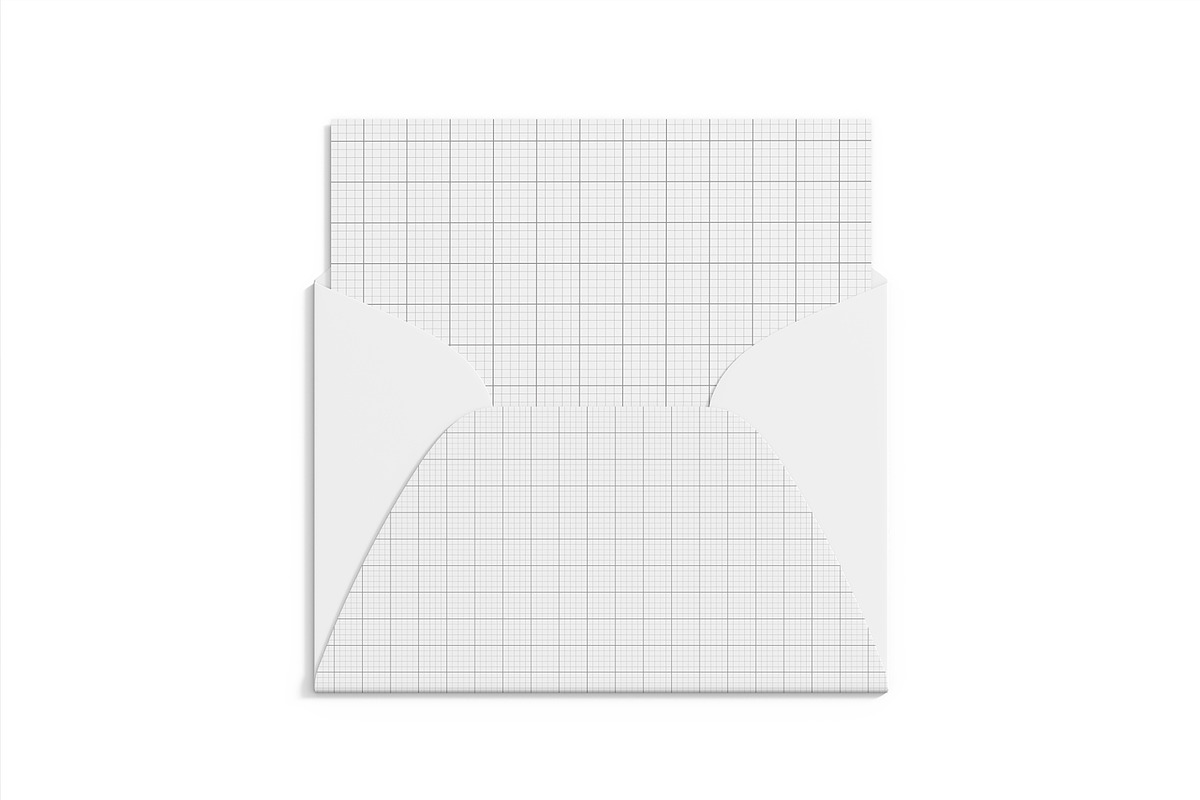 Greeting Card Mockup & Red Envelope, a Mockup by graphypix (Photo 3 of 4)