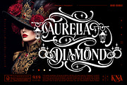 Aurelia Diamond Typeface, a Serif Font by alit design (Thumbnail 1 of 20)