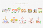 Watercolor Map Creator Wedding, an Illustration by Kaya Fonts (Thumbnail 12 of 23)
