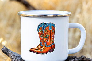 Cowgirl Boots Clipart