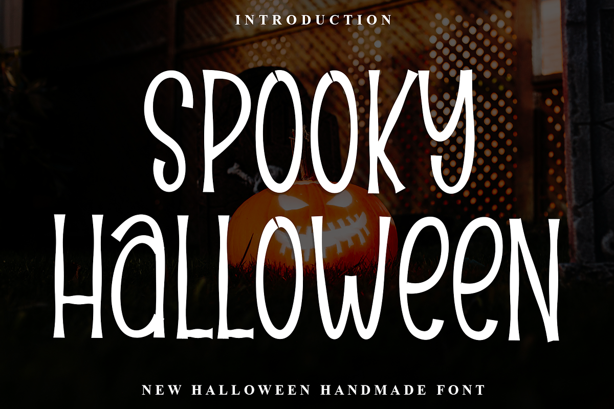 Spooky Halloween, a Sans Serif Font by InermediaSTUDIO (Photo 1 of 7)
