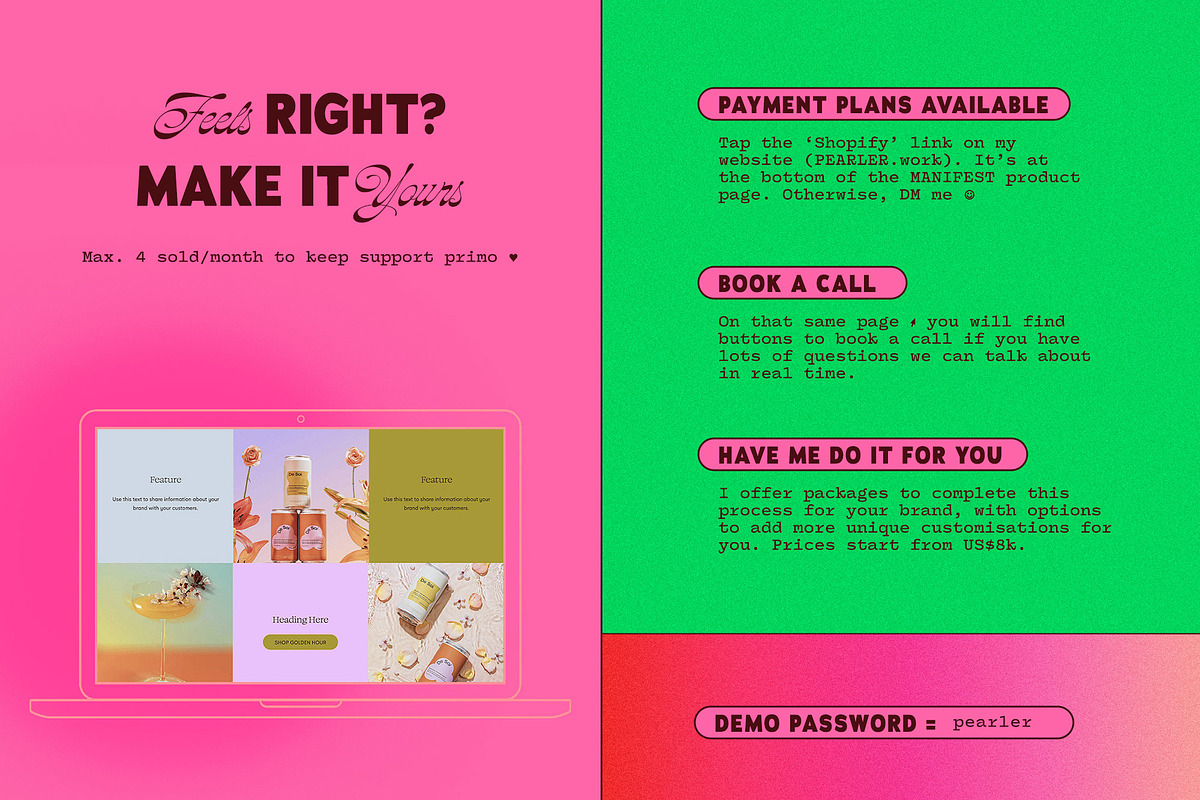Manifest Shopify 2.0 Theme + Support, a Shopify Template by PEARLER (Photo 12 of 13)