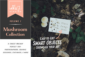 Mushroom Mockup 3 - Vol. 1