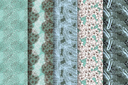 10 Floral Seamless Patterns, a Pattern Graphic by Sunset&Sea Design (Thumbnail 2 of 2)