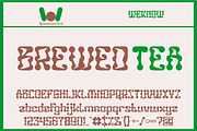 Brewed Tea font, a Font by weknow (Thumbnail 1 of 5)