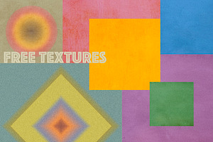 Retro Gradient Free Textures & Brush