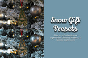 30 Snow Gift Lightroom Bundle, a Preset Add-On by 3Motional (Thumbnail 10 of 11)