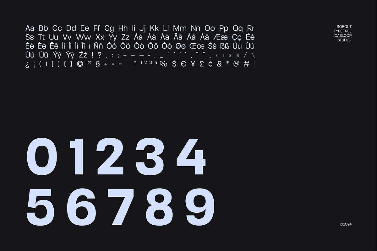 Robout - Rigit Sans 9 Fonts, a Sans Serif Font by Casloop Studio (Photo 6 of 9)