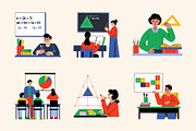Animated Math Illustrations, an Education Illustration by Brickclay (Thumbnail 4 of 5)