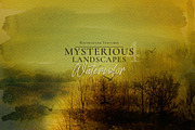 Mysterious Watercolor Landscapes 4, a Background Graphic by Suna Kosem (Thumbnail 1 of 11)
