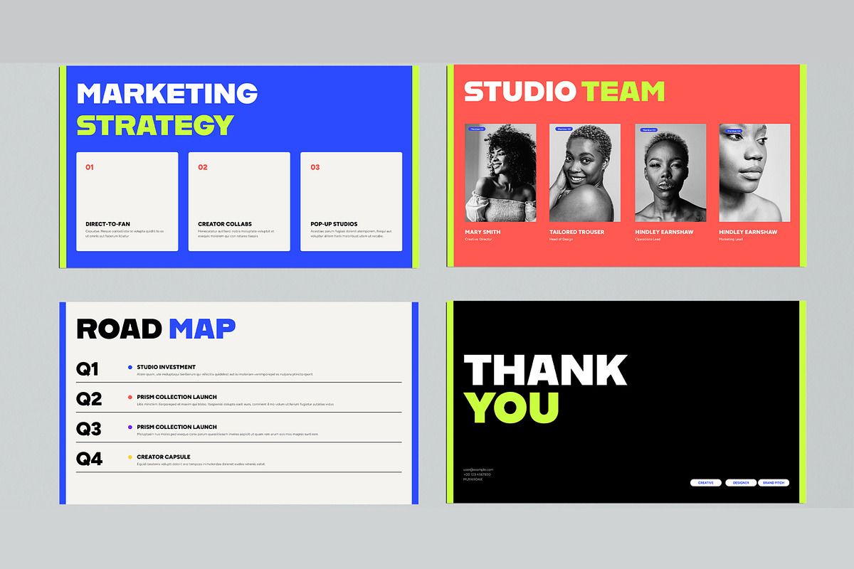 Fashion Designer Presentation Layout, a Presentation Template by MightyDesign (Photo 4 of 7)