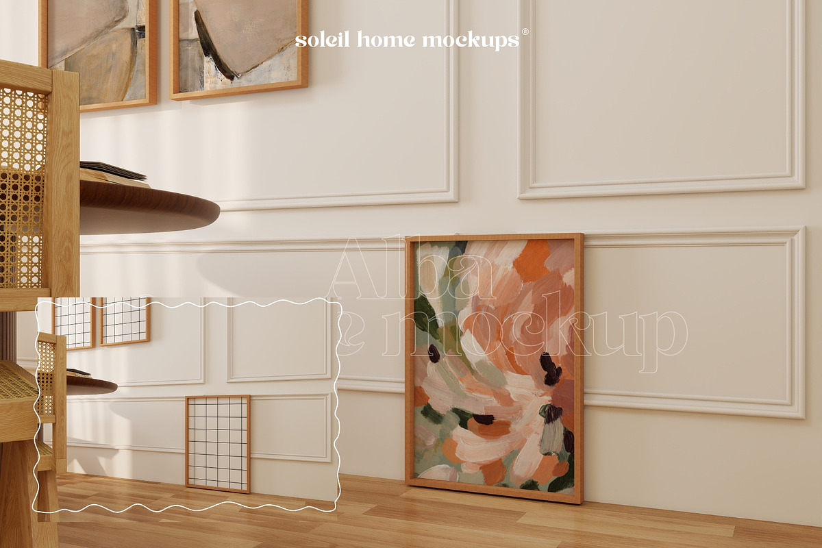 ALBA | Classy Dining Room Mockup Set, a Household Mockup by SoleilHomeMockups (Photo 8 of 11)