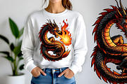 Fire Breathing Dragon, an Animal Illustration by Sharon Schwalbe (Thumbnail 1 of 5)