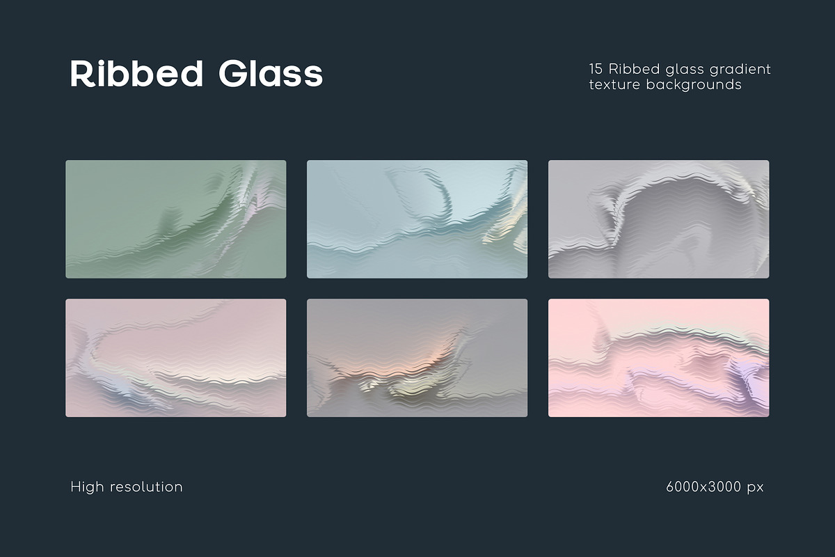 Ribbed Glass Gradient Backgrounds, a Background Graphic by Ghurafa Studio (Photo 7 of 10)