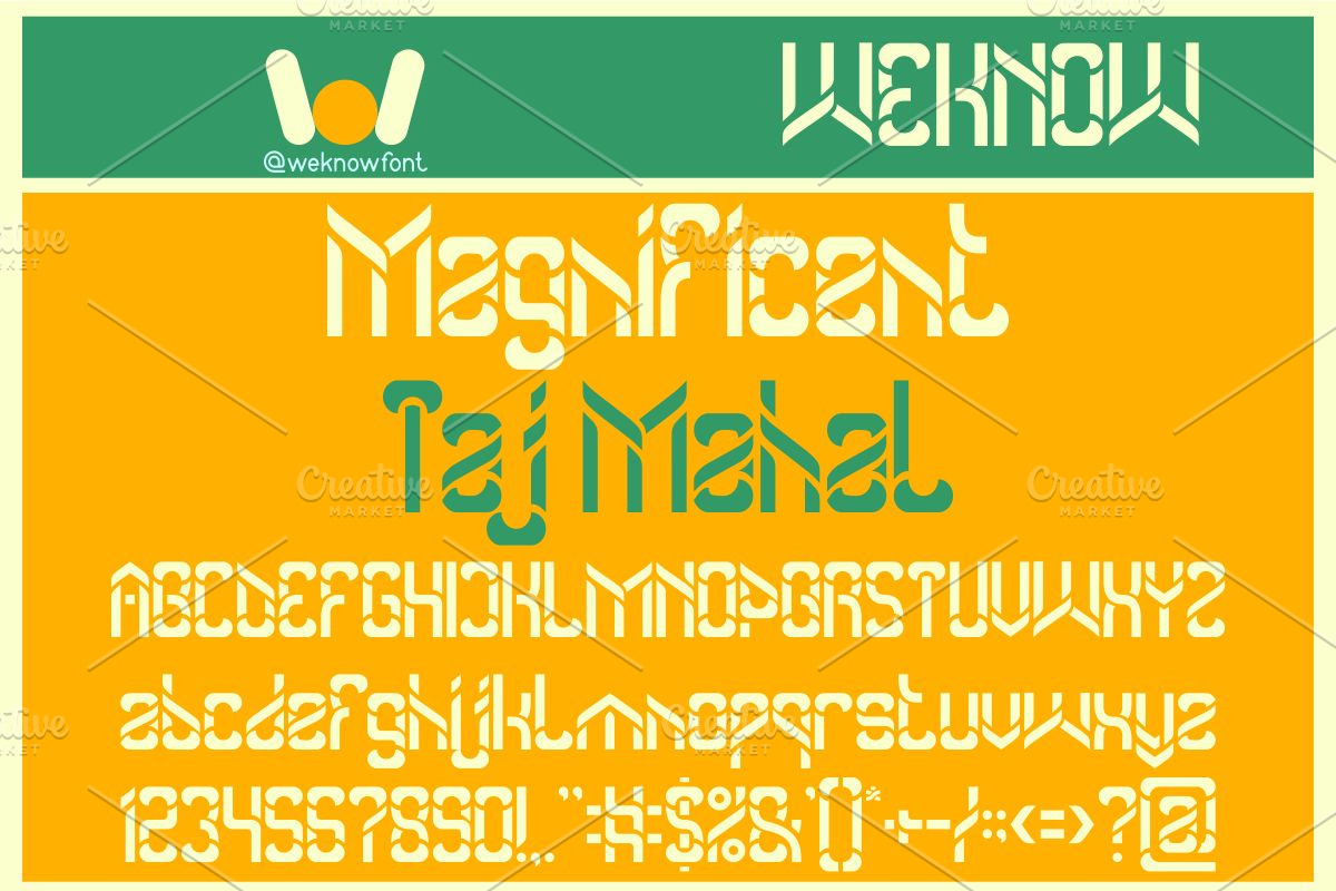 Another Version font, a Font by weknow (Photo 2 of 8)