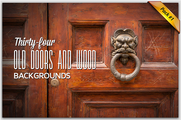 34 Doors And Wood Backgrounds Pack1
